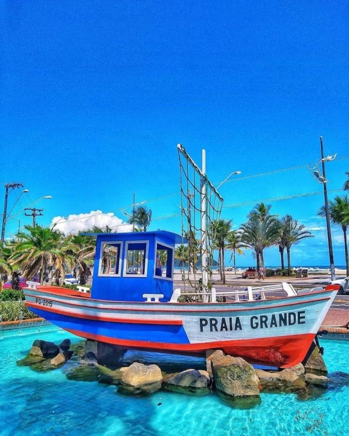 Casa Linda E Aconchegante Com Piscina -Aquecimento Solar O Ano Todo Perto Da Praia Praia Grande  Kültér fotó
